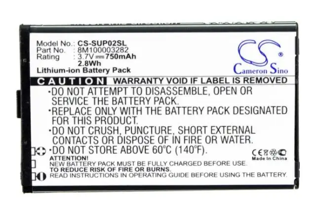 Cameron sino 750mah аккумулятор для CALLAWAY 31000-01 Uplay uPro G1 MX + 3E309009565 8M100003282 PA-CY001 gps навигатора |