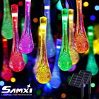 Светодиодная уличная садовая декоративная лампа на солнечной батарее, водонепроницаесветильник лампа s для украшения овощей, садовой мебели, IP65, 5 м, 6 м, 7 м