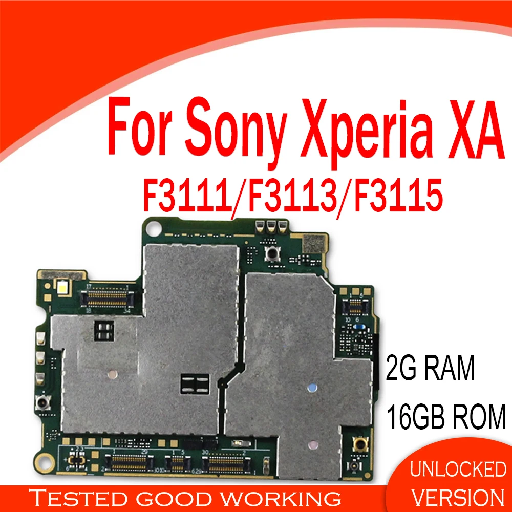 Оригинальная материнская плата для Sony Xperia XA F3111 F3113 F3115 2 Гб ОЗУ 16 ПЗУ 100%