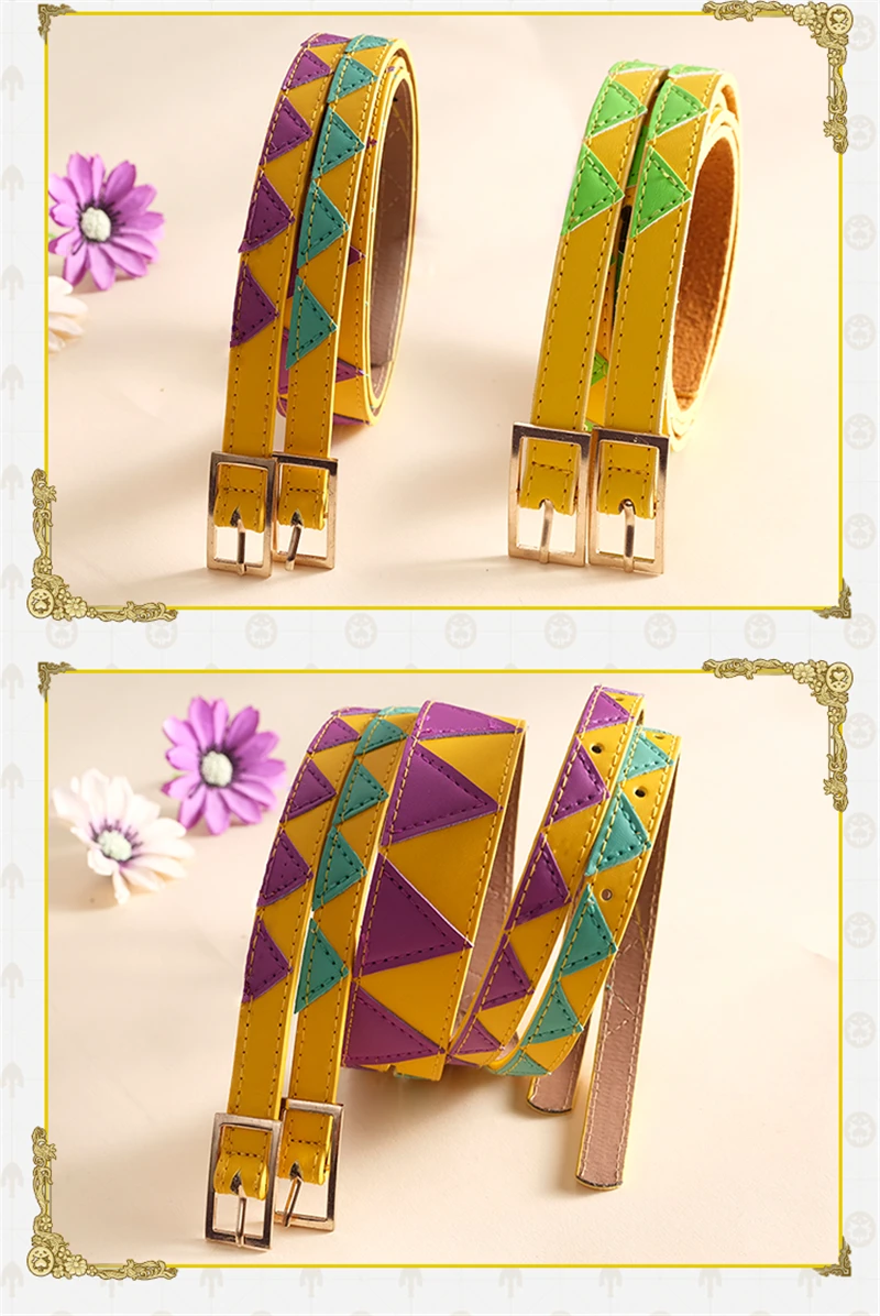 Бесплатная доставка новый двойной ремень высокое качество Джоджо странные