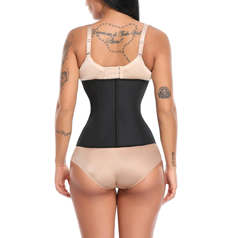 Корректирующее белье Для женщин Body Shaper латексный утягивающий корсет Фаха для похудения, пояс для живота Формирователь Сталь костей пояс-корсаж похудения Пояс Mujer