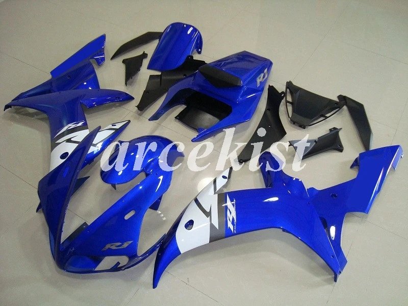 

4Gifts New ABS Motorcycle bike Fairing set Fit For Yamaha Yzf R1 2002 2003 yzf1000 R1 02 03 Fairings kit custom silver black mat