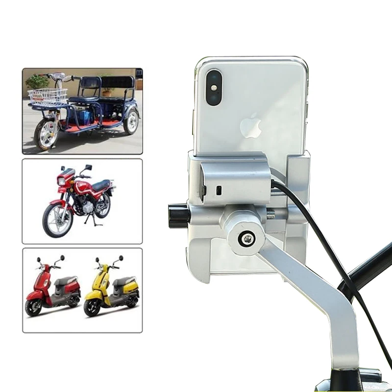 

For Kawasaki Vn 1500 1600 1700 800 900 Classic Vulcan 400 500 800 900 Motorcycle Rechargeable Mobile Phone Navigation Bracket