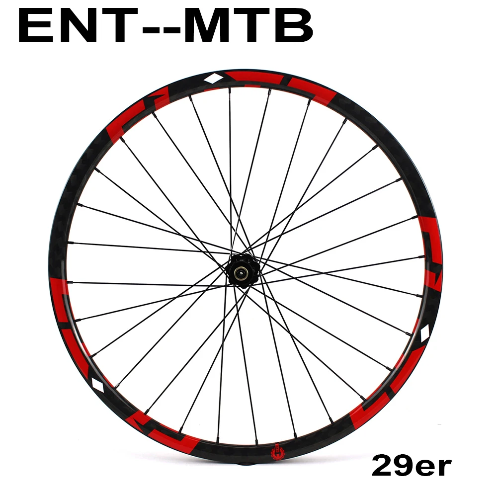 Колеса ELITEWHEELS 29er сверхлегкие Углеродные Mtb колеса пересекающиеся страны 28x24 мм