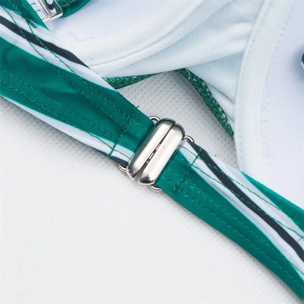 Сексуальное бикини 2020 купальник для женщин плюс размер в полоску пуш ап