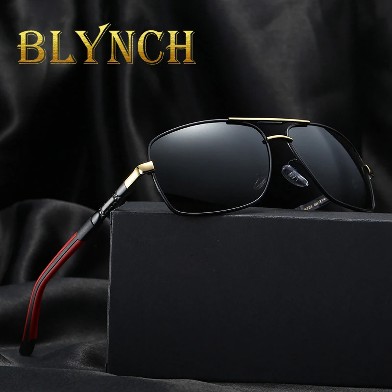 BLYNCH 2020 мужской Алюминиевый Zonnebril HD Gepolariseerde UV400 штырь для мужчин|Мужские