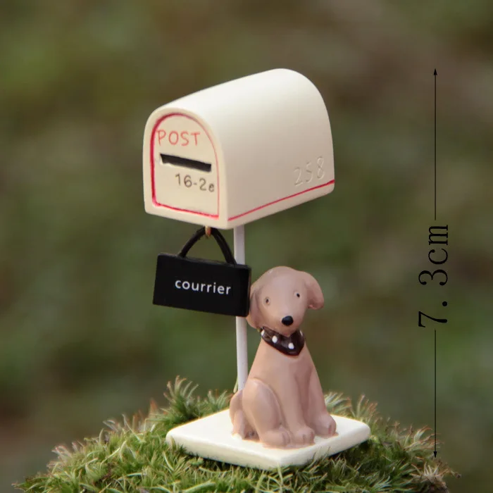 Почтовый ящик для щенков дом садоводства искусственное ландшафтное украшение