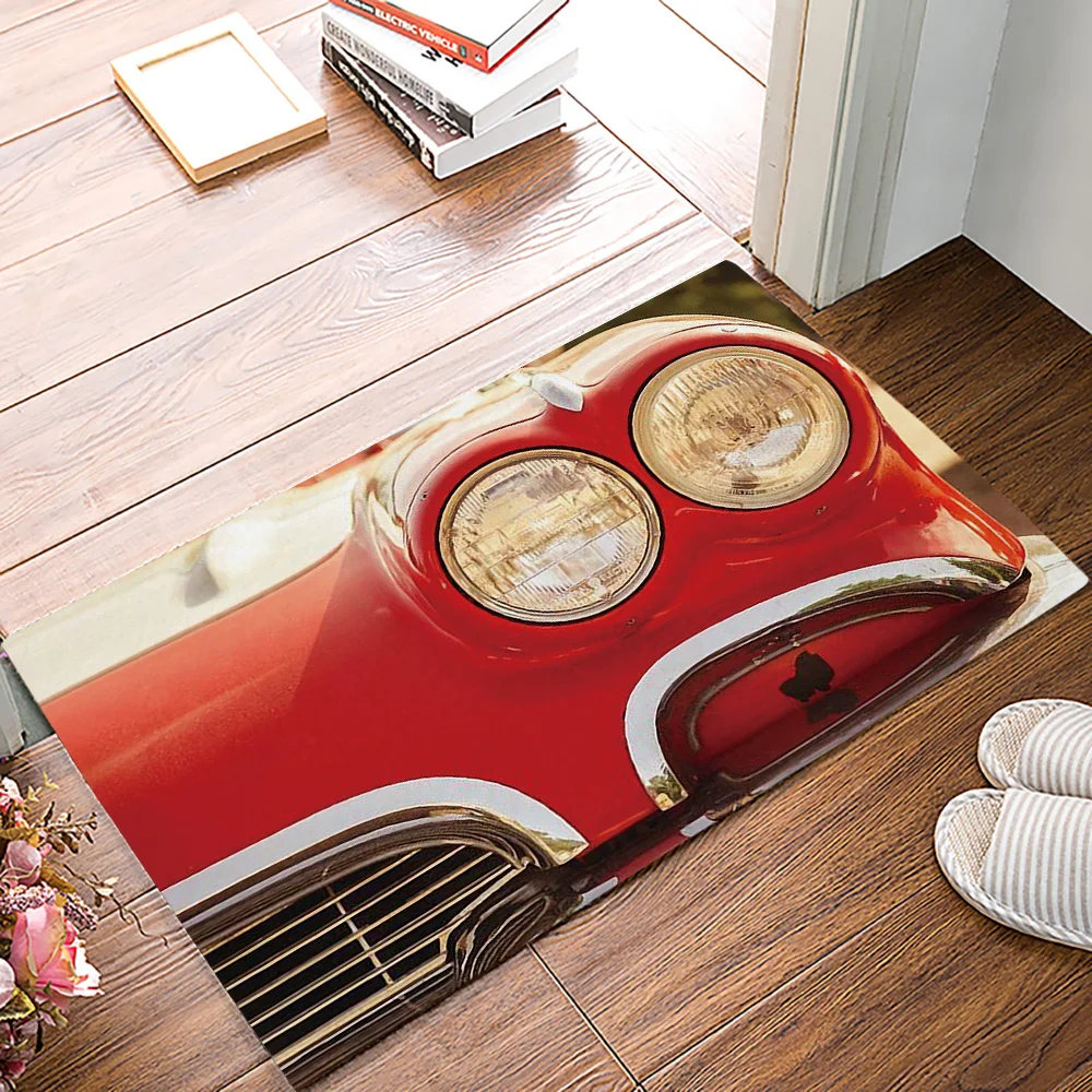 Крупным планом старого автомобиля аксессуары для ванной комнаты дверной