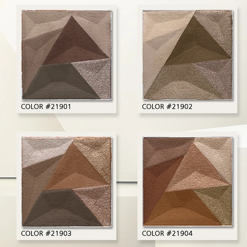 STARWAY тени для век Палитра разных цветов 6 в 1 Зеленый Синий Золотой ультратонкая