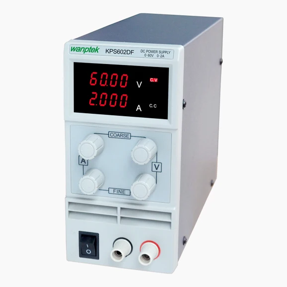 KPS602DF Adjustable High precision double LED display switch DC Power Supply protection function 60V2A 110V-230V 0.1V/0.001A EU