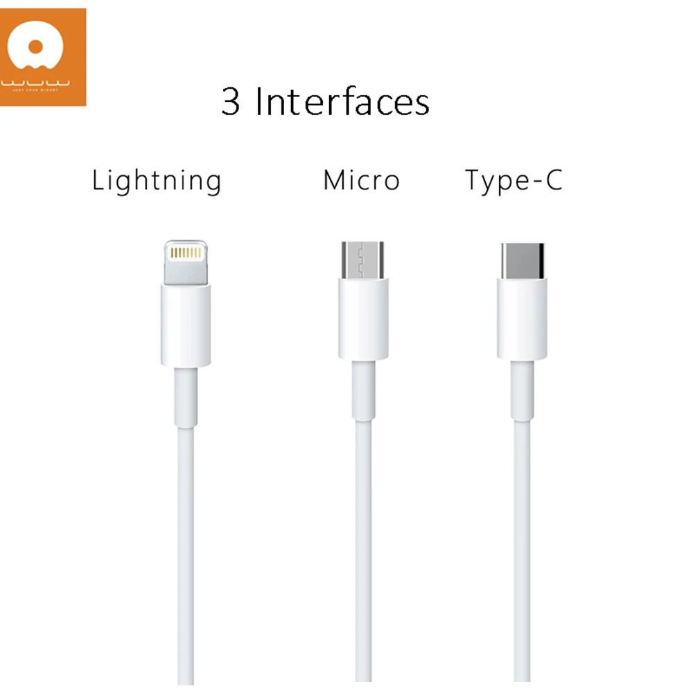 Usb кабель для зарядки 2A Iphone type C Micro speed 1 м с функцией синхронизации мобильного