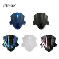1 pcs double bubble motorcycle windscreen abs plastic windshield with 5 colors selection for suzuki gsxr1000 gsx r 1000 k5 05 06
