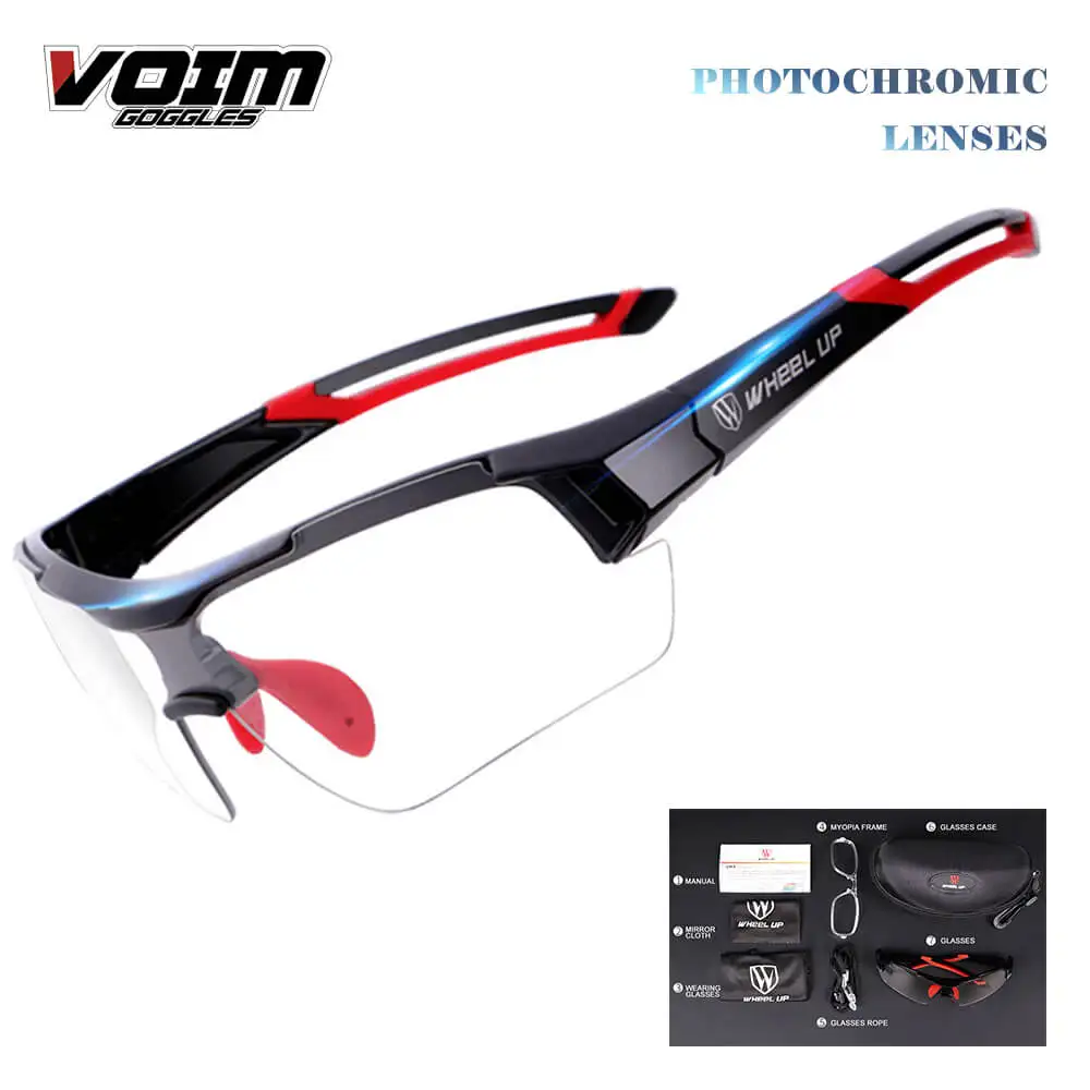 Поляризованные велосипедные очки для шоссейного велосипеда фотохромные линзы