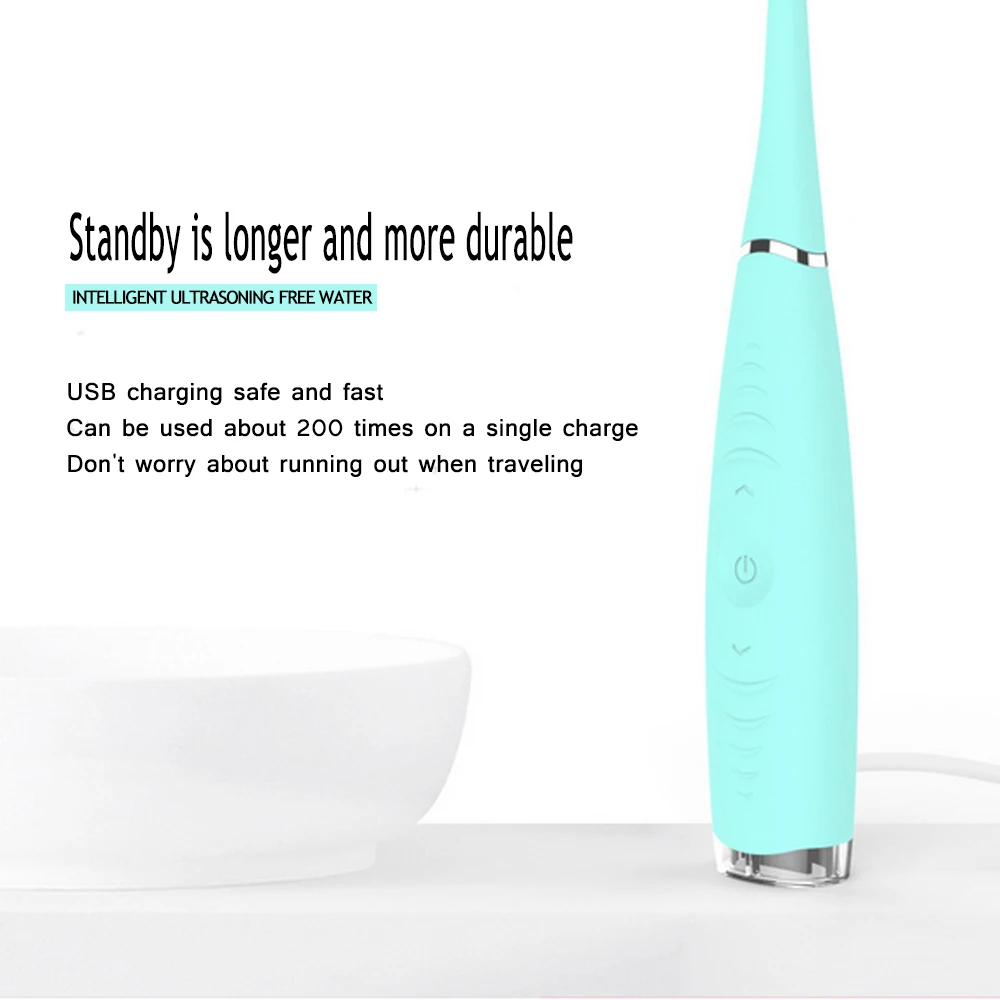 Портативный Электрический зуб для удаления зубного камня от зубных пятен