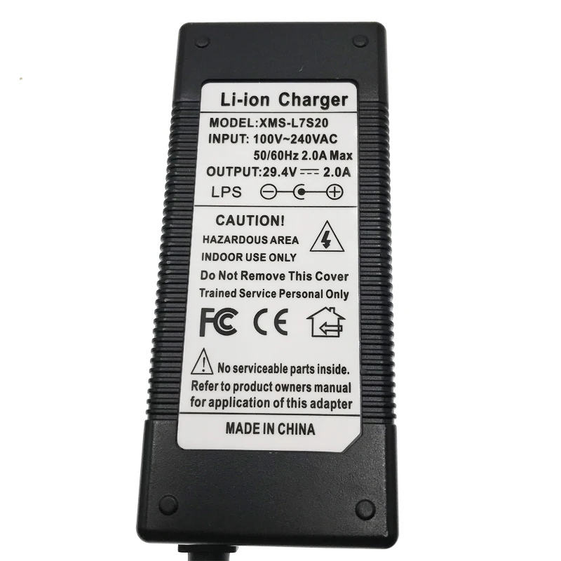 Высокое качество 29 4 V 2A Электрический велосипед литиевая батарея зарядное