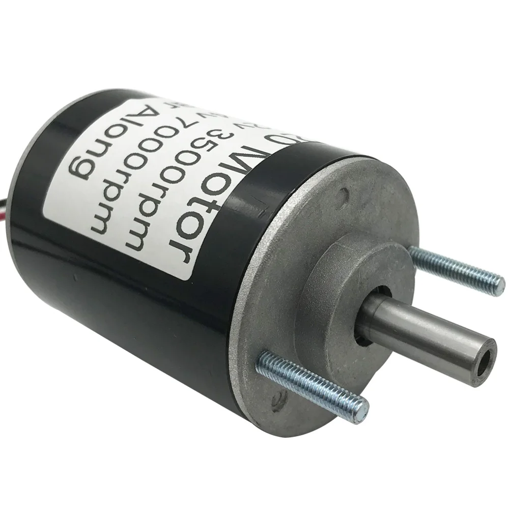 

Полый вал постоянного магнита высокая скорость DC двигатели 12V 24V 3500/7000RPM 30W Регулируемая скорость обратного в DC мотор для резки