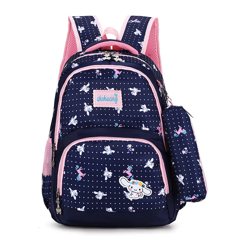 Orthopedics for grades 1-9 Cute Rabbit Girl Suitable School Bags Kids Backpacks Schoolbags for Girls Children School Backpack