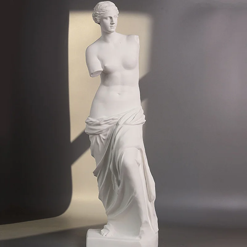 Broken Arm Venus Statue Artwork Sketch Plaster Art Room Decorations Sculpture Nordic Style White Beauty and Love Vĕnus | Дом и сад