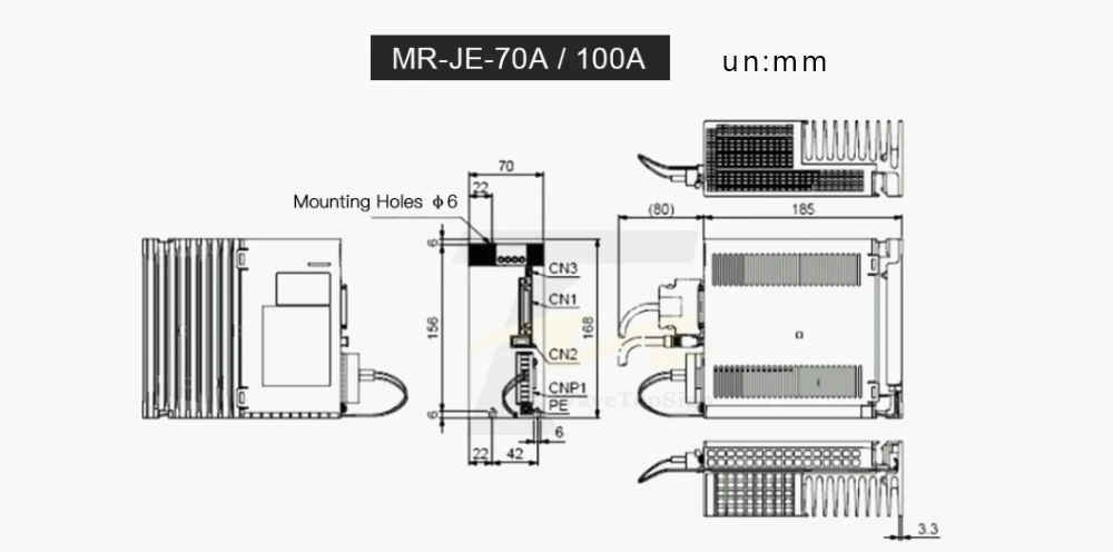 Mitsubishi Сервопривод переменного тока усилитель MR-JE-10A 20A 40A 70A 100A 200A 300A