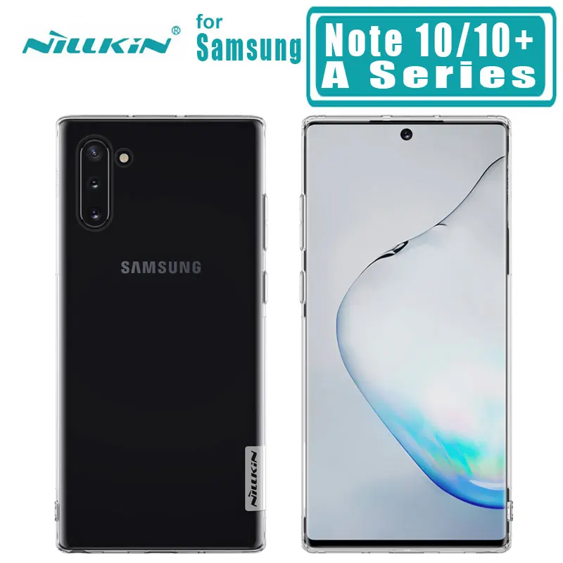 Для samsung Galaxy A50s A30s A70s A50 A30 A70 Примечание 10 10 Plus чехол Nillkin из ТПУ 0,6 мм мягкий чехол для телефона задняя крышка прозрачный чехол