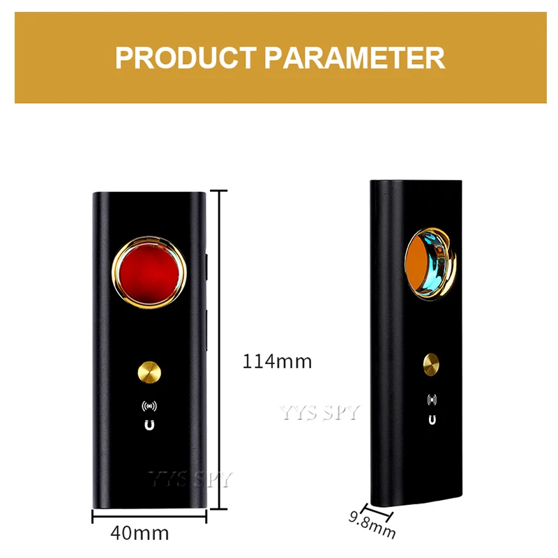 mini anti spy rf detector bug hidden camera portable camara espia wifi phone signal magnetic gsm gps tracking gadgets finder free global shipping