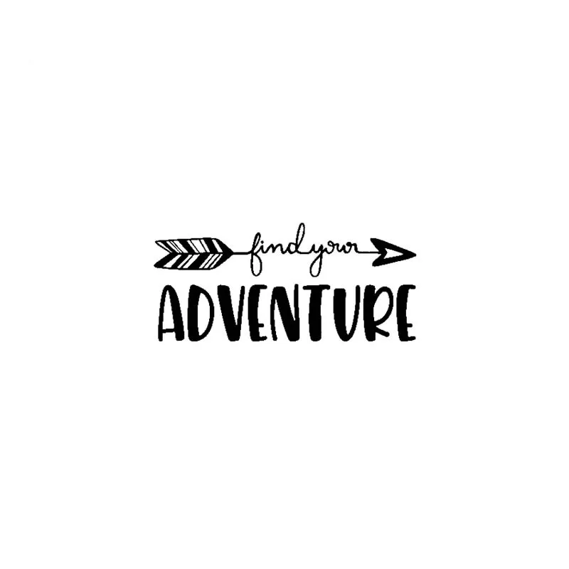 

Funny Find Your Adventure KK Cover Scratches Car Sticker Bumper Window Windshield Accessories Pvc 17.8CM X 8CM