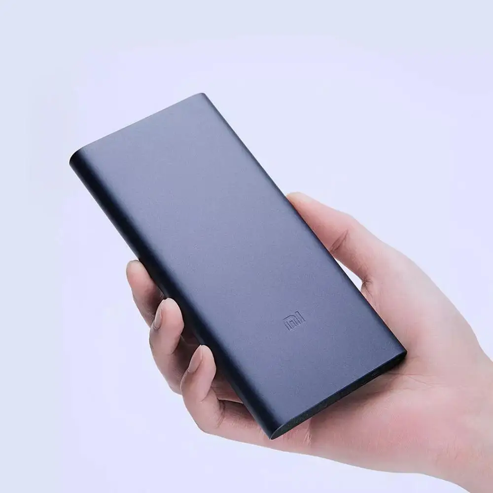 Внешний аккумулятор Xiaomi Mi Power Bank 2 10000 мАч 15 Вт быстрая зарядка внешний PLM09ZM с