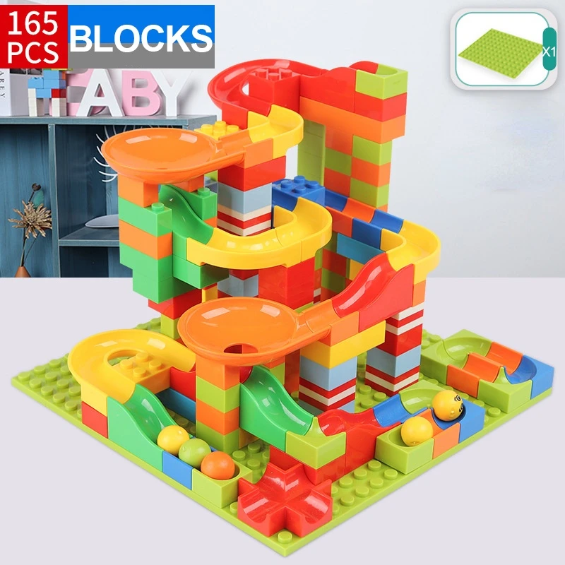 

165 шт., Детский конструктор «Паркур»