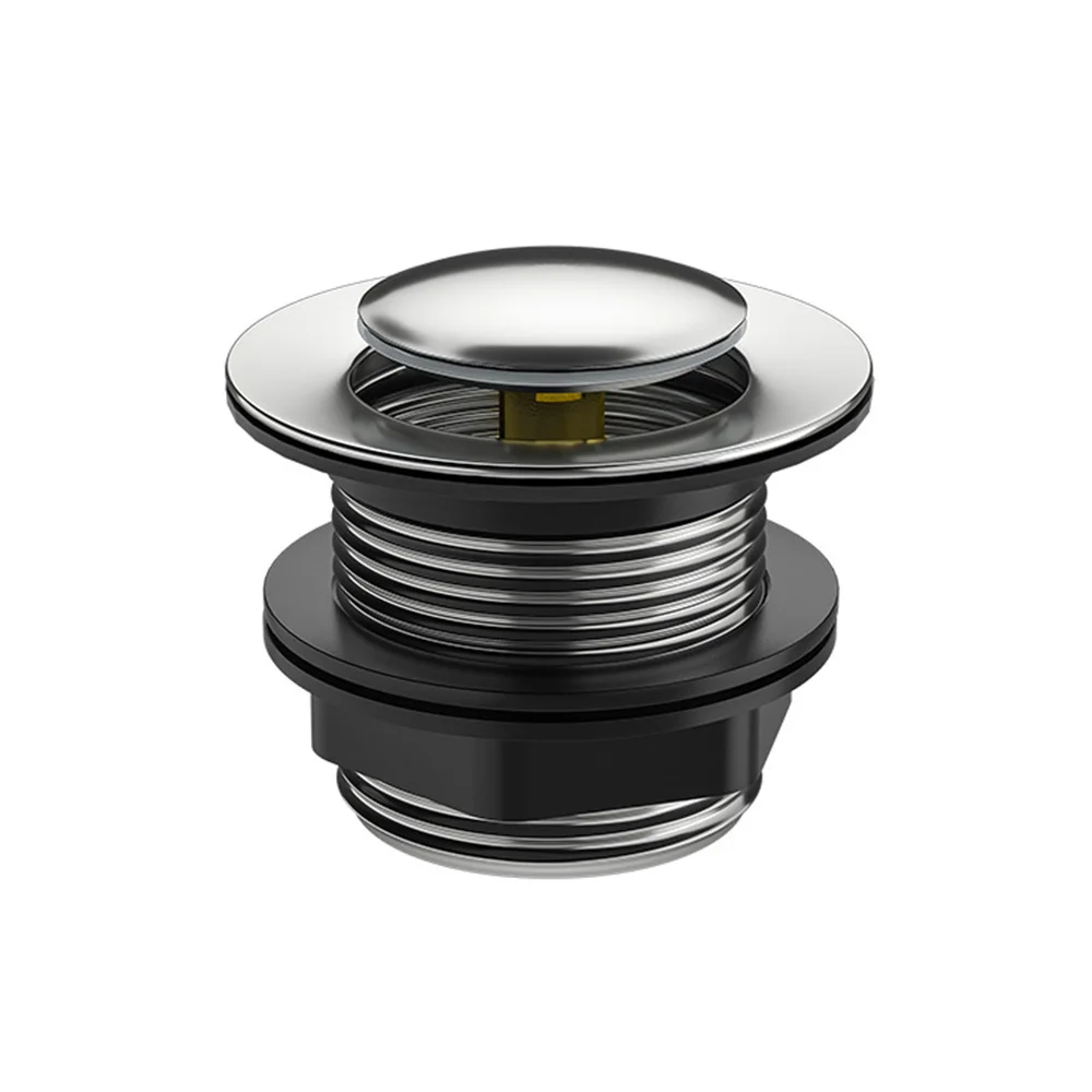 

Bathtub Spring Up Drain Waste Strainer Chrome Finish Brass Sink Shower Drain Stopper Bathroom Accessories Household