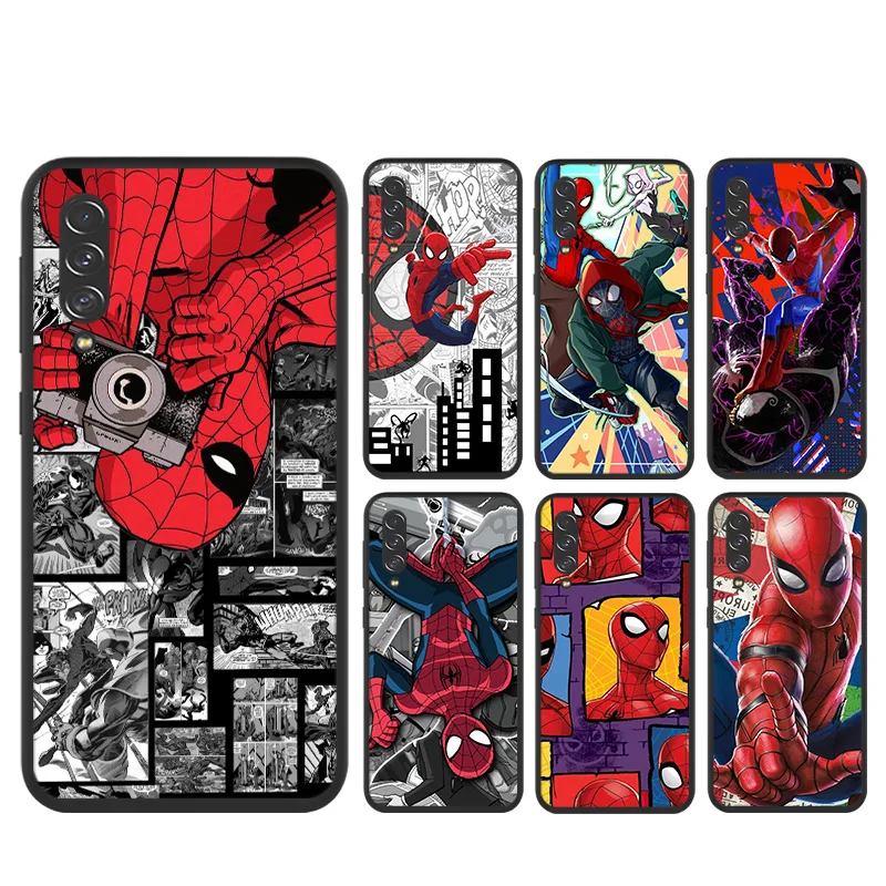 

Anime Spiderman Marvel For Samsung A10 10E 10S 20 20S 20E 30 30S 40 40S 50 50S 60 70 70S 71 80 81 91 90 A2 Core phone Case