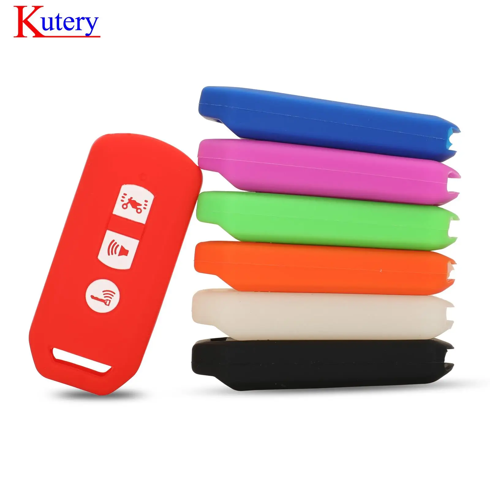 

Kutery силиконовый красочный смарт-ключ чехол для HONDA 2016 PCX 125 ADV 150 PCX Гибридный мотоцикл дистанционный ключ защита замены