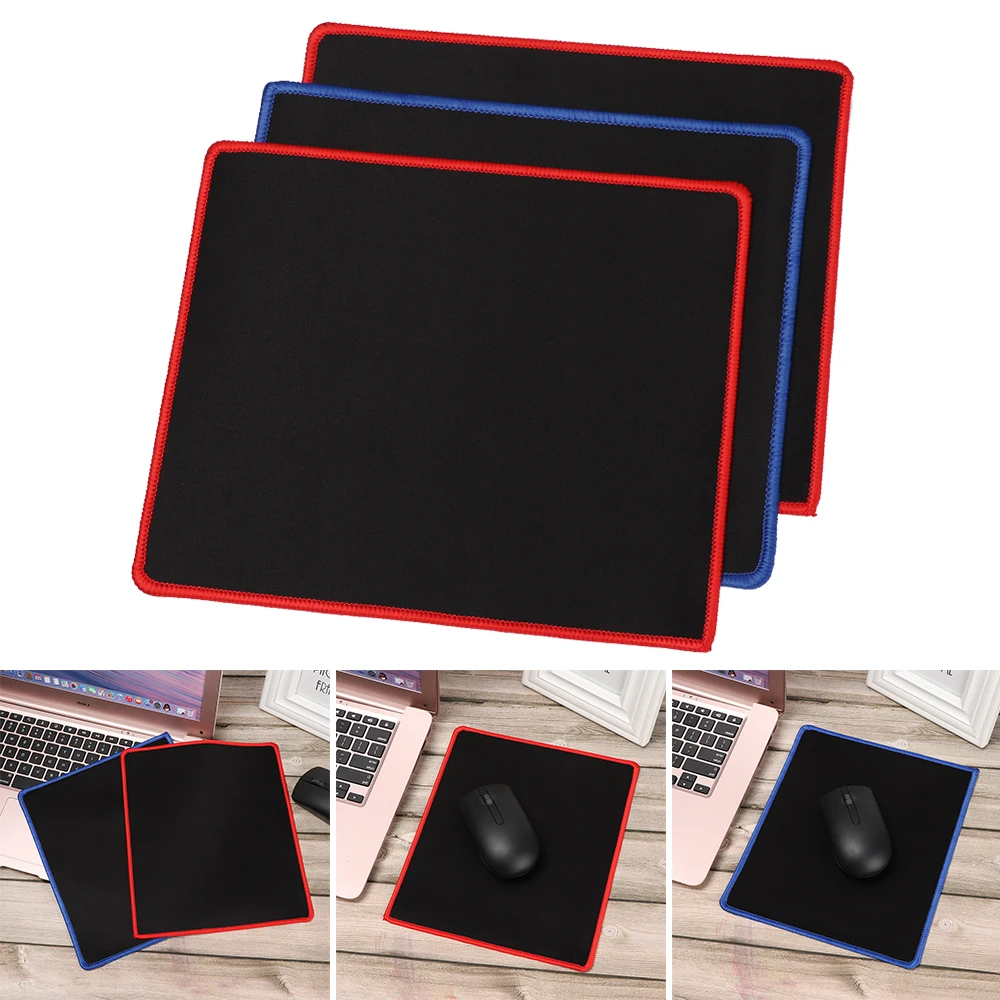 Коврик для мыши синий красный замок резиновый край скорость игровой коврик ПК и