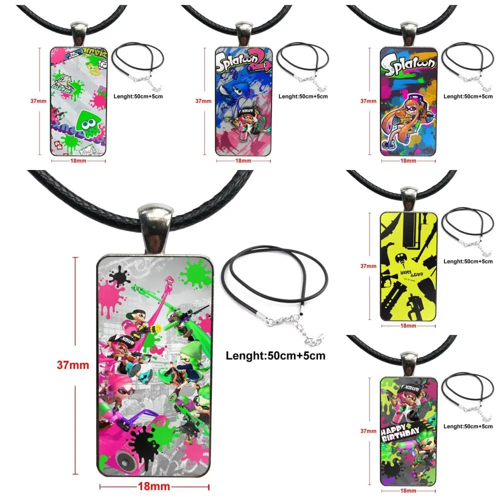 Женское винтажное яркое мультяшное ожерелье sploon 2 дизайнерское стеклянное