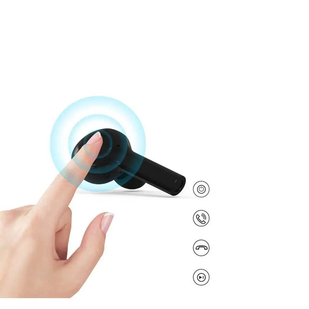 Мини беспроводные Bluetooth наушники с зарядным устройством интеллектуальное
