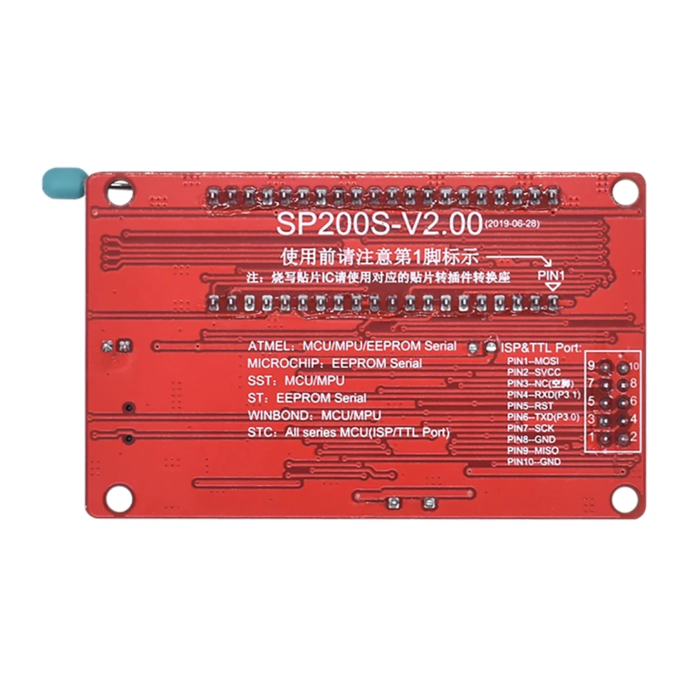 USB-программатор EEPROM SP200SE/SP200S улучшенный с интерфейсом ISP для arduino 336 SCM 24 и 93 Series |