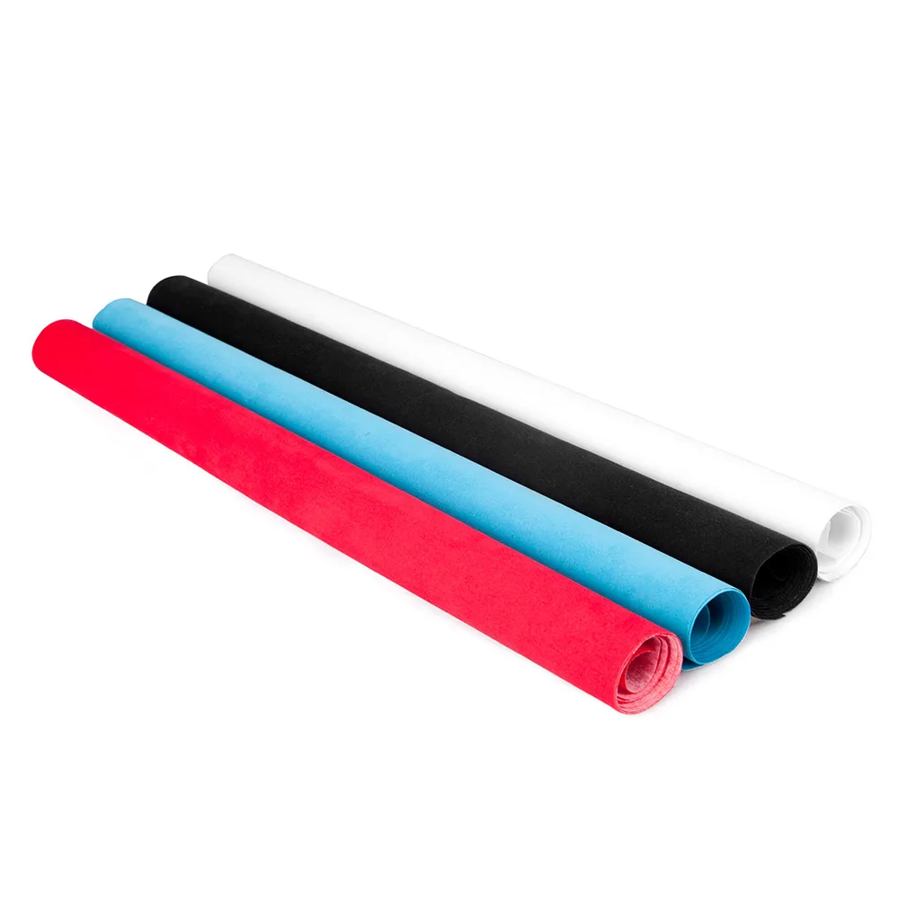 NiceFoto фотофоны 56 5*88 см бесшовная узкая скатерть из флоковой ткани фон черный белый