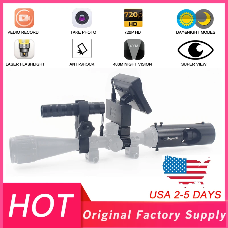 Ночного видения охотничий прицел 850нм инфракрасный лазерный ИК оптический