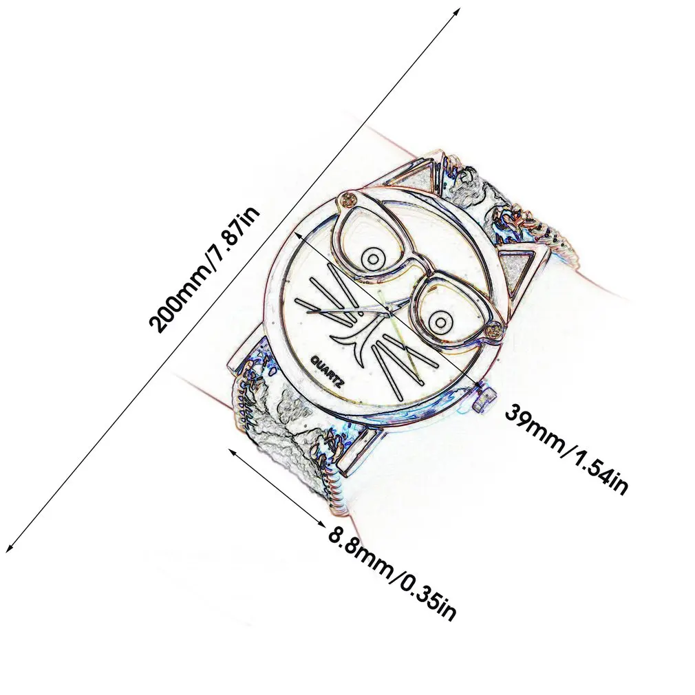 

Owl Design Bracelet Watch Handmade Braided Rope Watch Ladies Rope Watch Quartz Watches Relogio Feminino For Girls Gifts