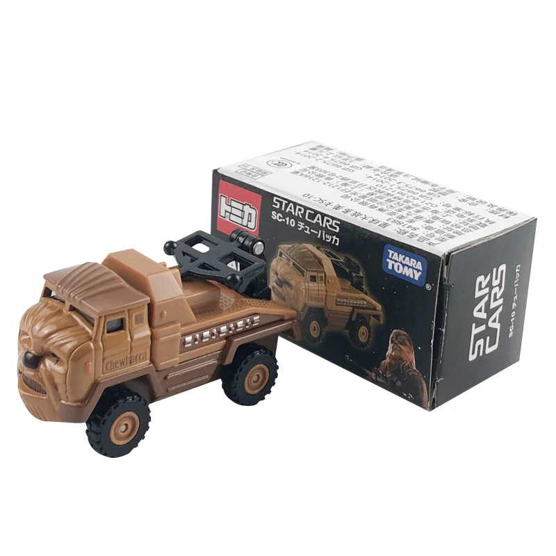 

Takara Tomy 4-7CM Cars Star Wars AT-ST AT-AT SLAVE I X-Wing Starfighter Millennium Falcon Metal Car ABS Model Birthday Gift