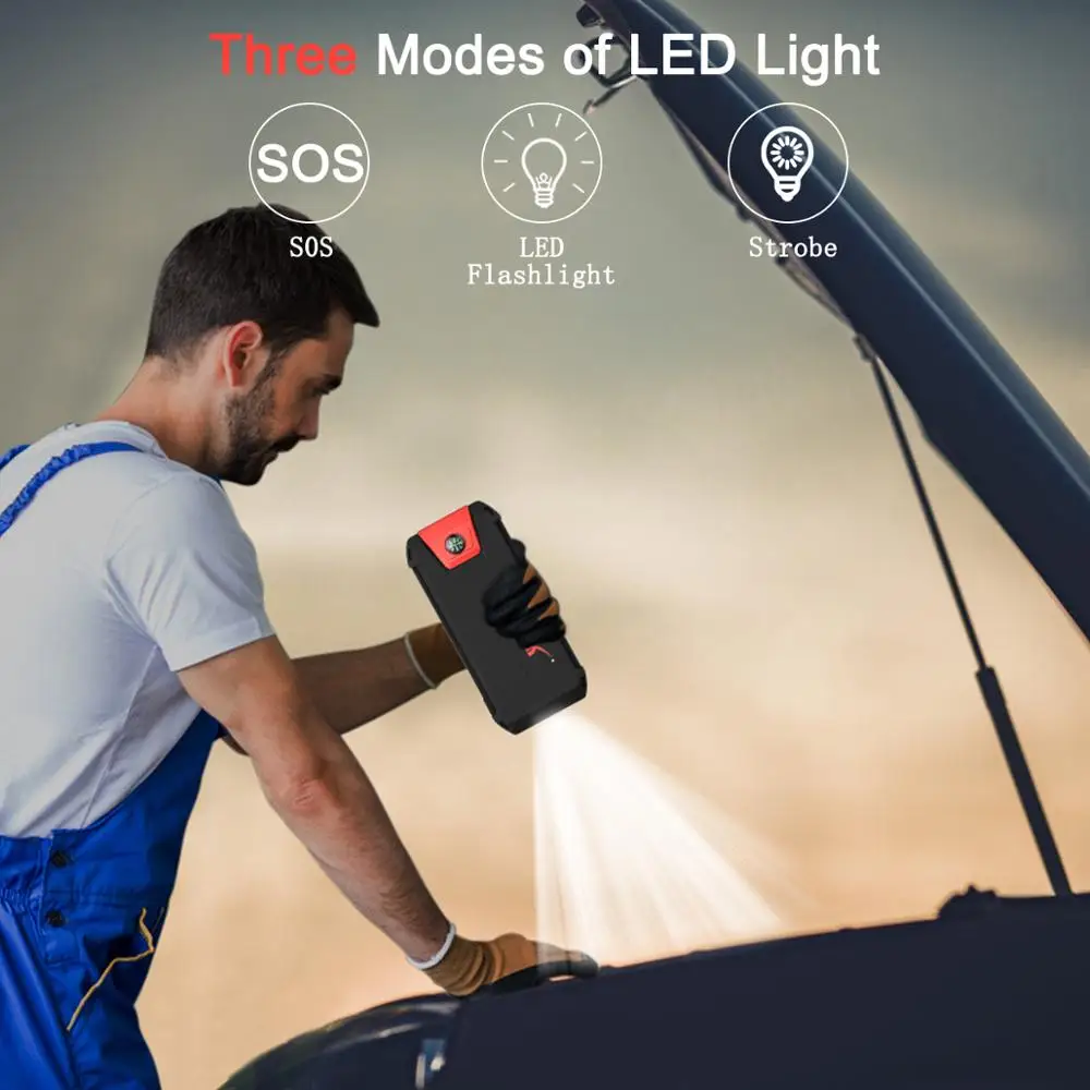 Автомобильное пусковое устройство AsperX бустер аварийное зарядное для