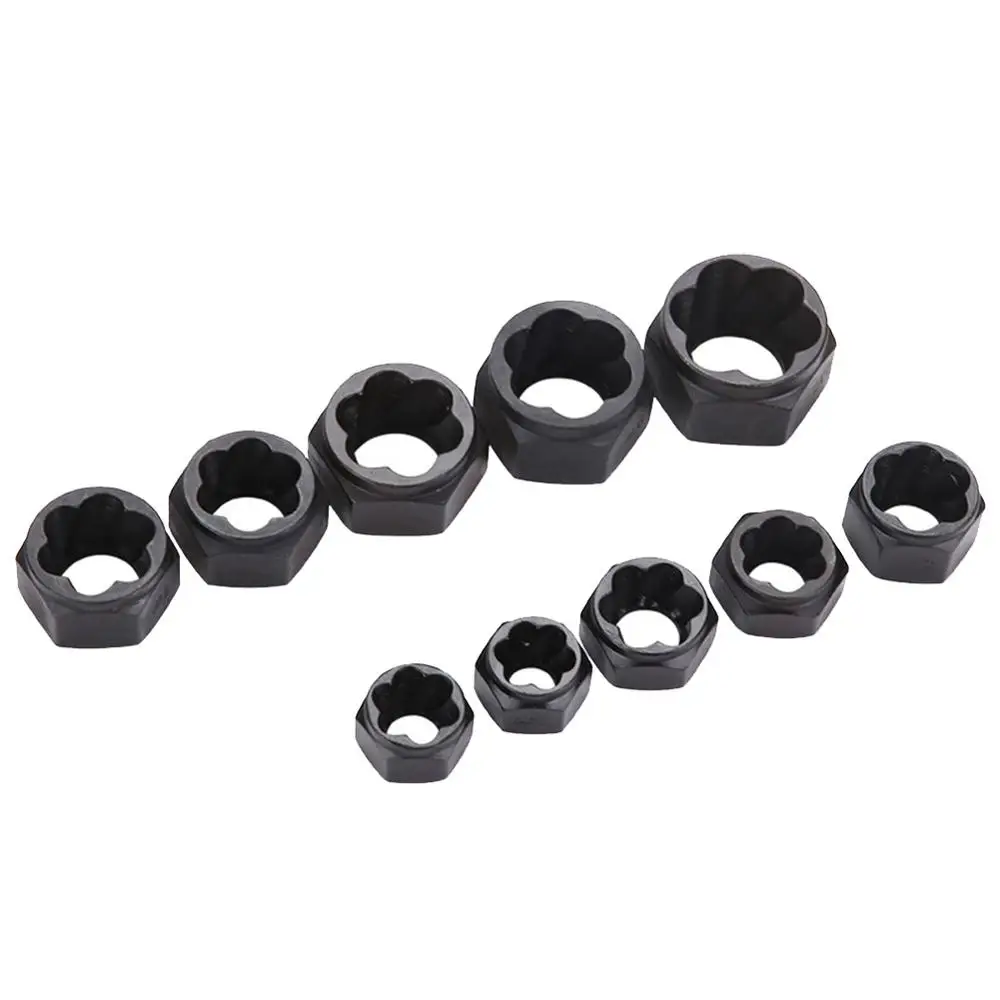 10 шт./компл. экстрактор для удаления поврежденных гаек комплект с высоким болтом