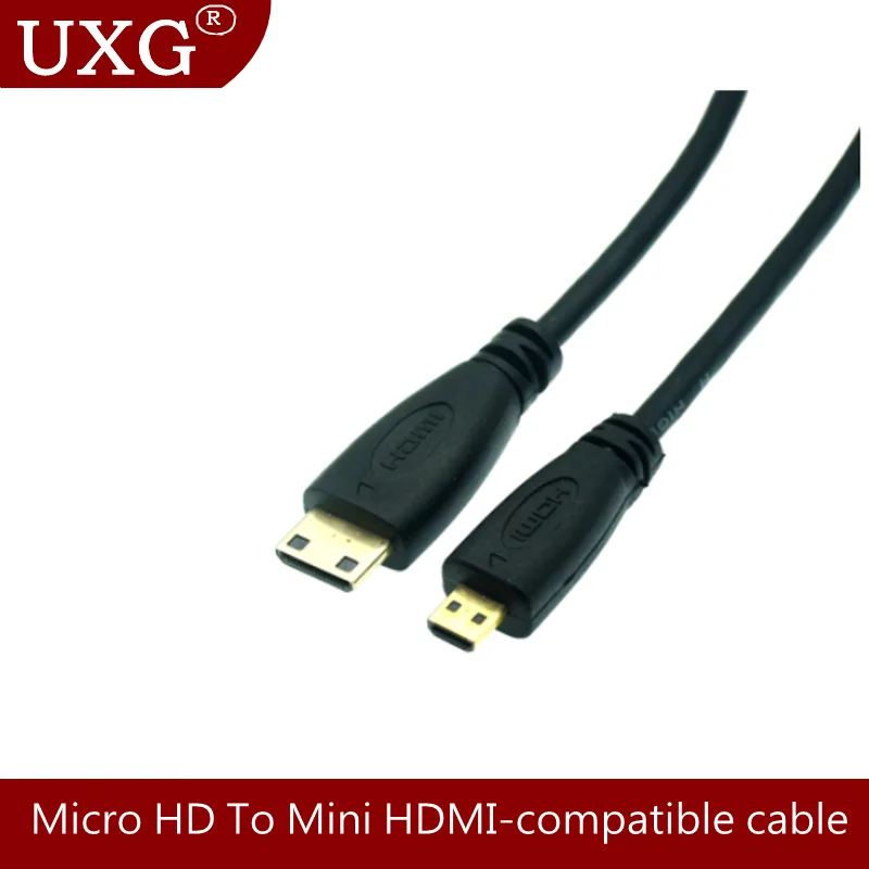 Переходник с Mini штекера на Micro HDMI видеокабель разъемом типа C D для ТВ DV камер