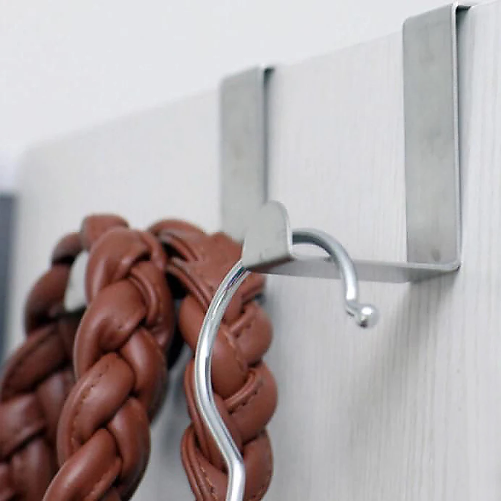 4 шт./лот крючок на дверь из нержавеющей стали для домашнего кухонного шкафа