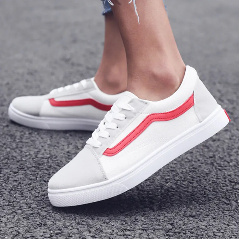 Новинка большие размеры женская парусиновая обувь повседневная на плоской