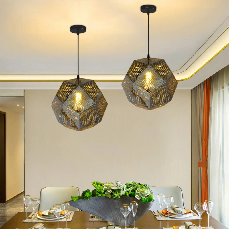 

Modern LED E27 Pendant Light for Dining Living Room Bedroom Creative Hanging Lamps Luxury Decorative Lighting Fixtures AC90-260V