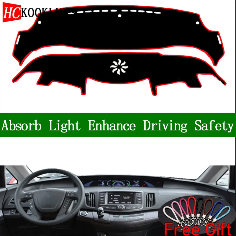 

For BYD e6 2009 2010 2011 2012-2017 Dashboard Cover Sun Shade Dash Mat Pad Carpet Car Stickers Interior Accessories