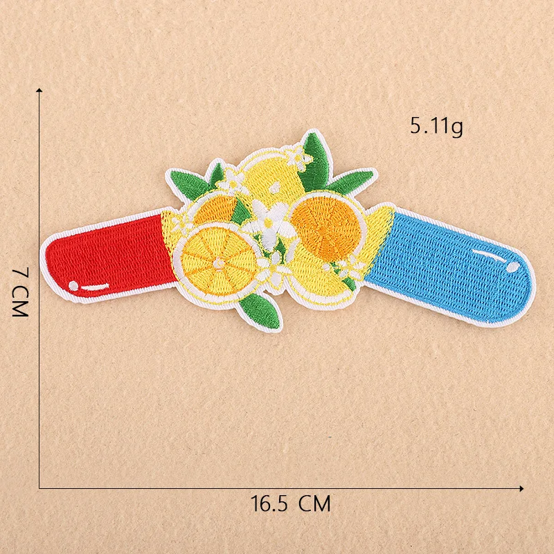 

Animal Embroidery Patch Flower Pineapple Fruit Badge Embroidered Patch Embroidered Cloth Stickers Iron on Patch Cute Patch