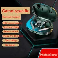 llseapure professional high quality dual ear hang type back in ear music game dedicated deformable universal bluetooth headset