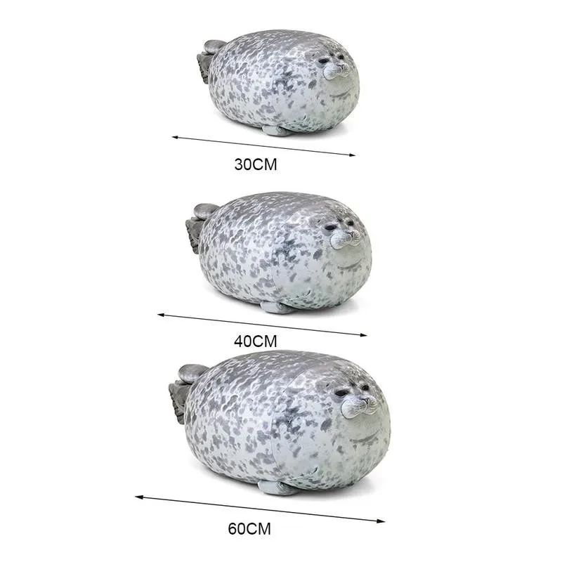 

30cm 40cm 60cm Cute Seal Doll Plush Toy Soft Simulation Seal Pillow Home Decor Animal Plush Doll Stuffed Toy Kids Birthday Gifts