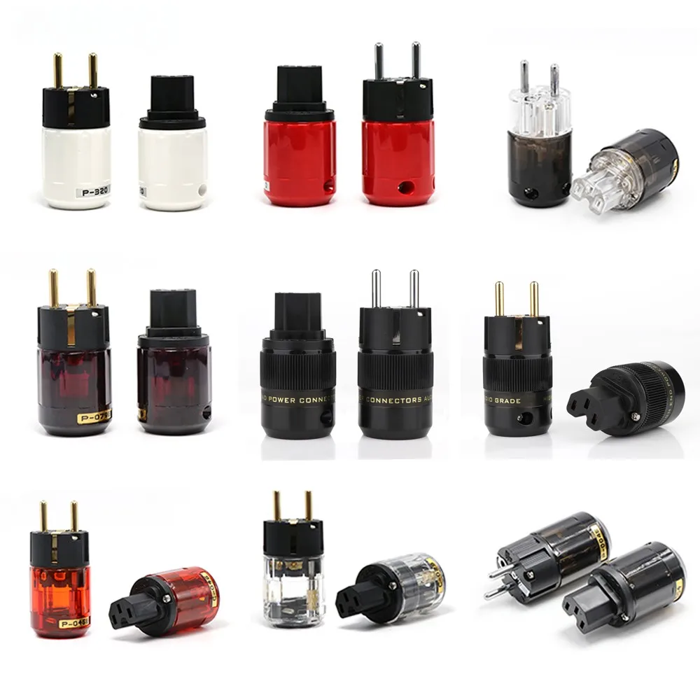 Высококачественный штекер питания переменного тока Schuko P079 P320 P077 P078 p330 p046 p004 P029